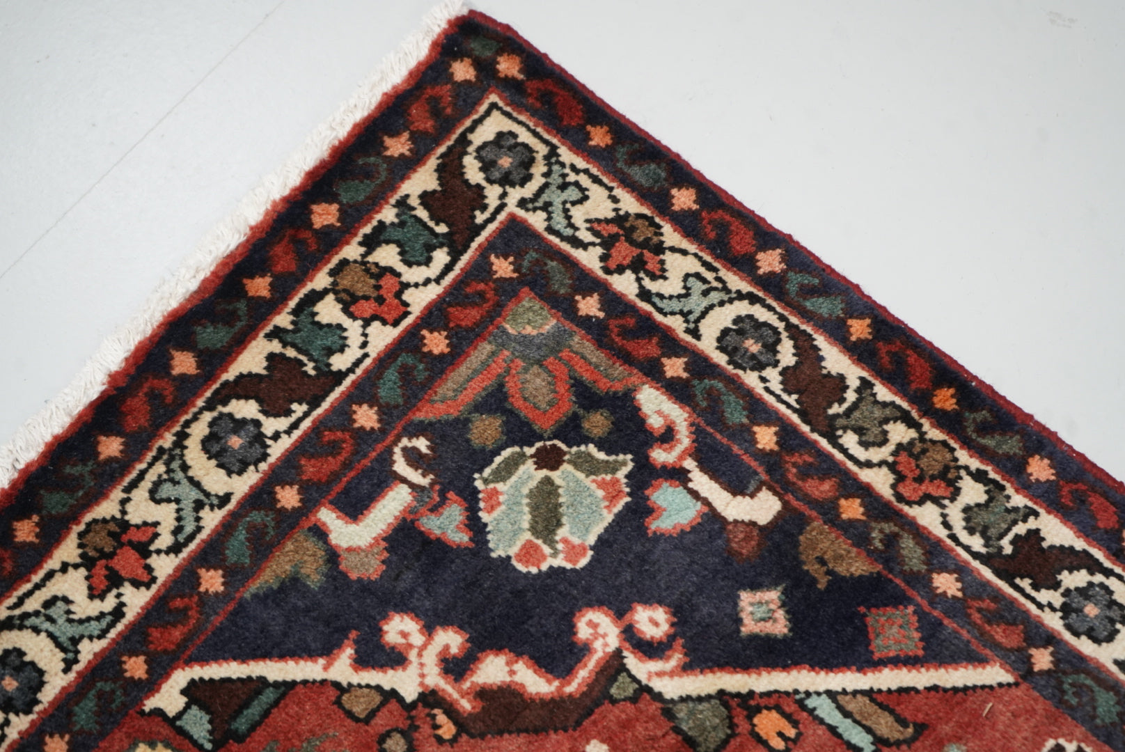Persian Hamadan Handmade Rug 296 x 98 cm