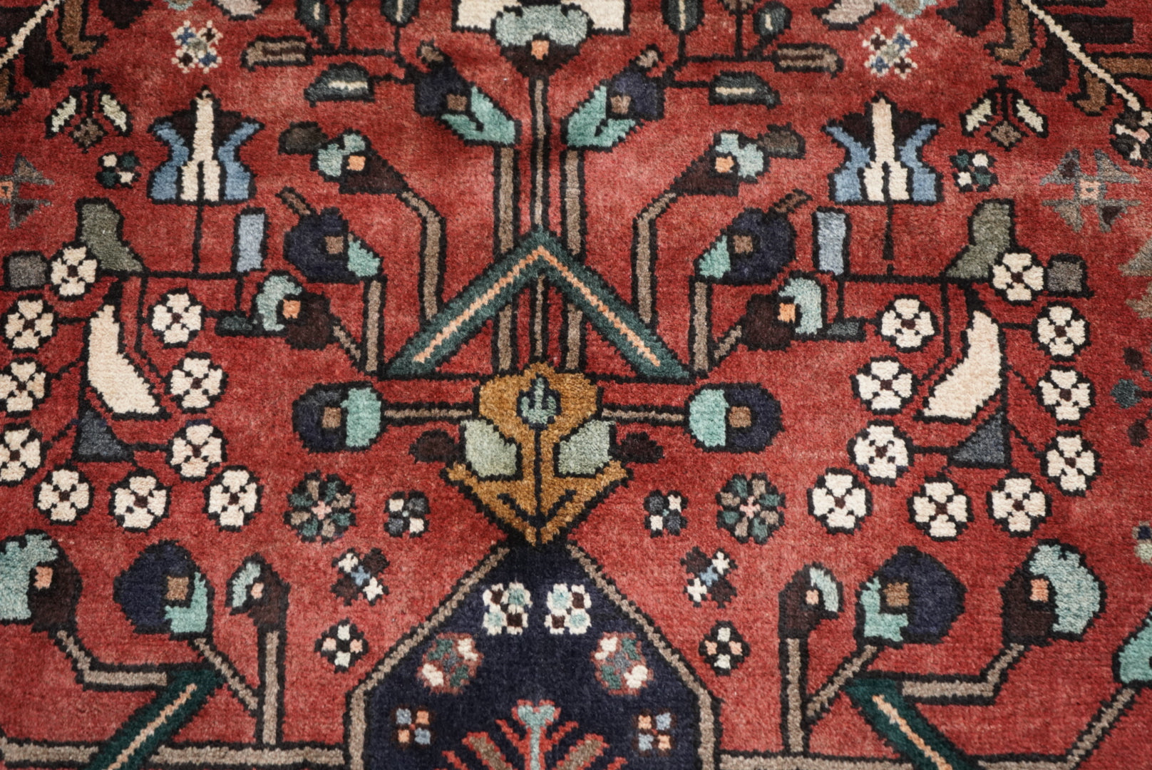 Persian Hamadan Handmade Rug 296 x 98 cm